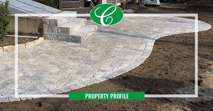 Updated backyard patio