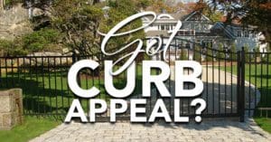 Elegant cobblestone drivay