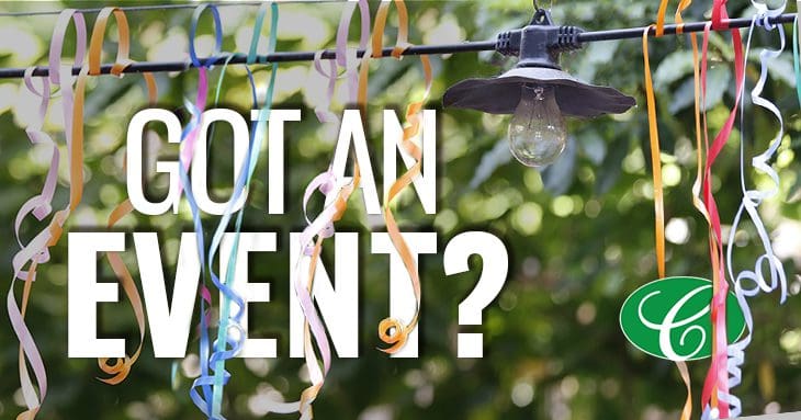 Party light with streamers